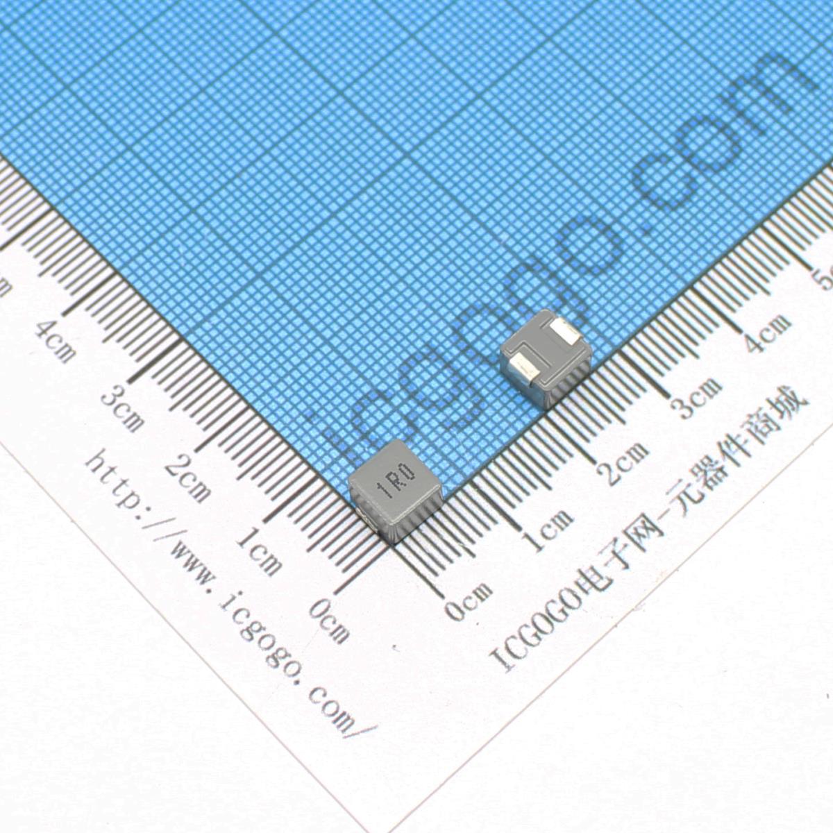 一体成型贴片功率电感 0650 1uH 1R0 单层线圈 7x7x5mm ±20%